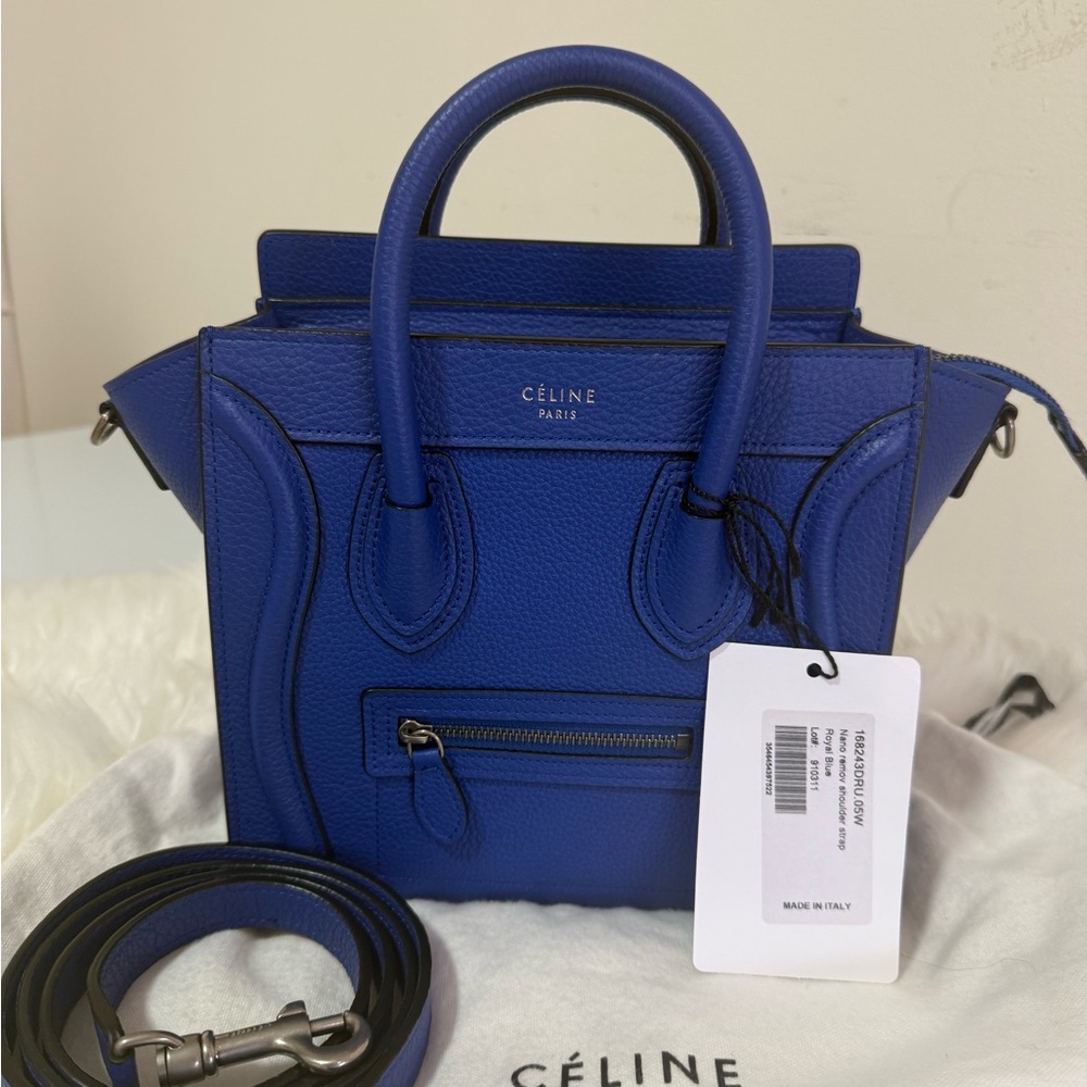💕SOLD💕Celine Blue Crossbody Bag 💯 Authentic